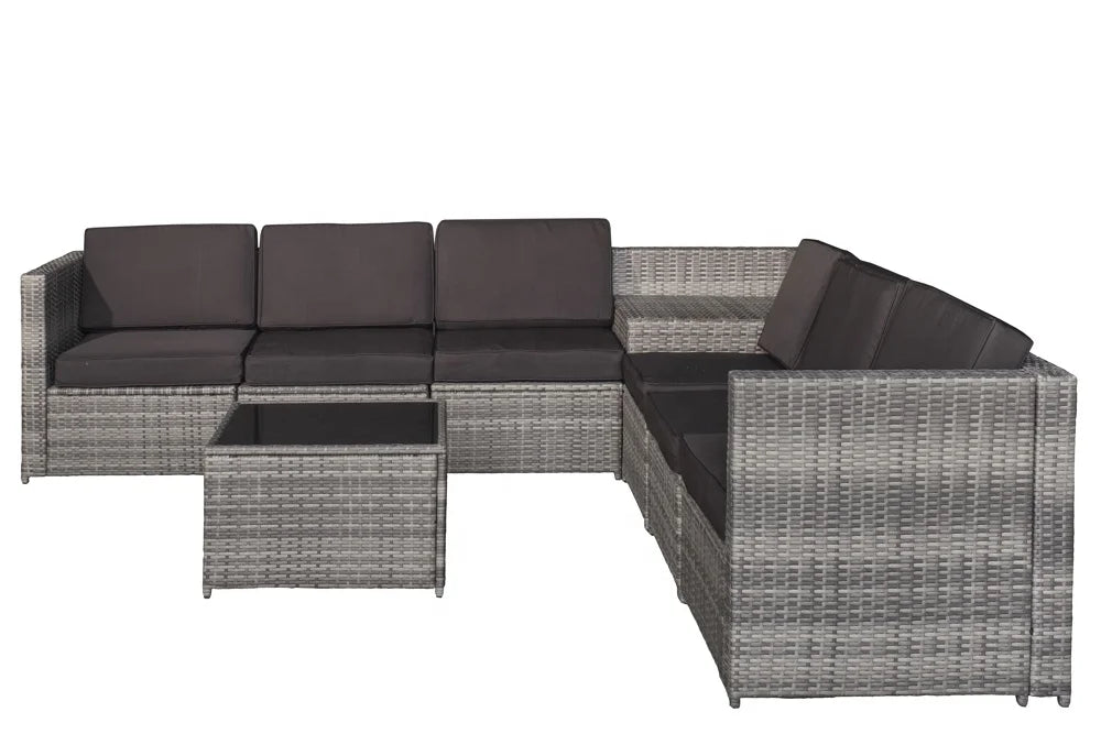 Hot SalesFactory Price Wicker Rattan Indoor/Outdoor Furniture Garden Sofa Set 8 PCS Wholesale Suppliers