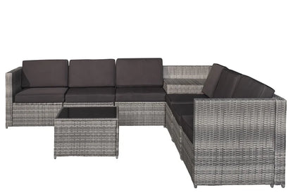 Hot SalesFactory Price Wicker Rattan Indoor/Outdoor Furniture Garden Sofa Set 8 PCS Wholesale Suppliers