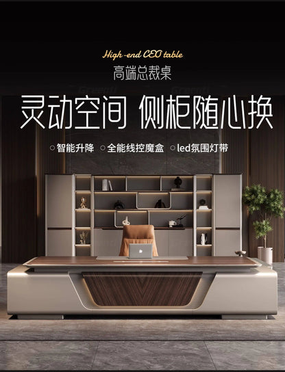 Multi-functional design Boss CEO Desk High end modern luxury Computer desk office table escritorios de computadora furniture