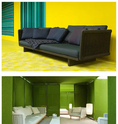 combination furniture Outdoor sofa, outdoor leisure terrace, patio, rattan sofa, teak villa, hotel, garden balcony