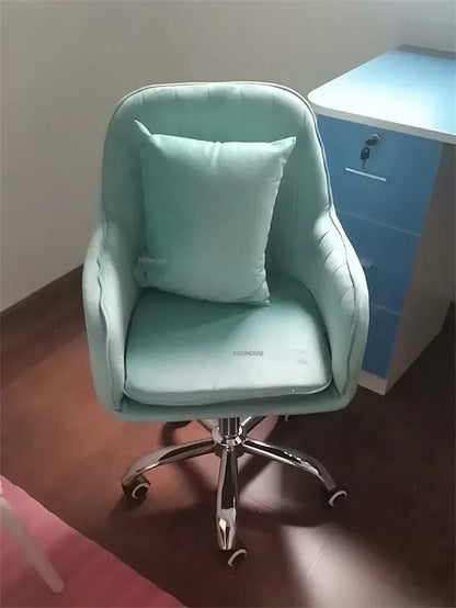 Modern pink Office Chairs Home Bedroom Leisure gaming chair for Office Furniture Comfortable Back Lift Swivel computer Chair K