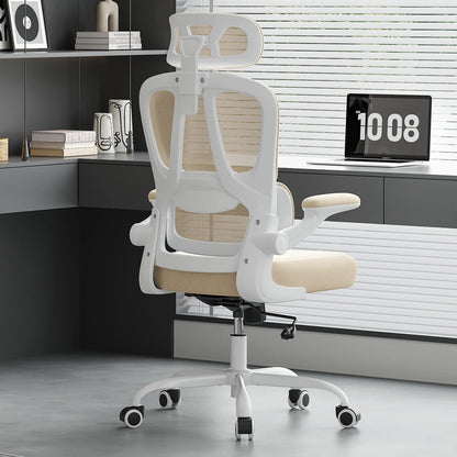 Farini Ergonomic Office Chair, Home Office Desk Chair with Lumbar Support & Headrest, High Back Computer Chair for Work, Study