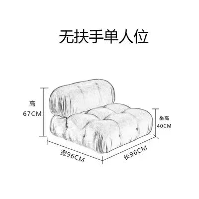 Living Room Furniture Sectional Boucle Sofa Couch Recliner Modern Mario Bellini Sofa Set modular sofa