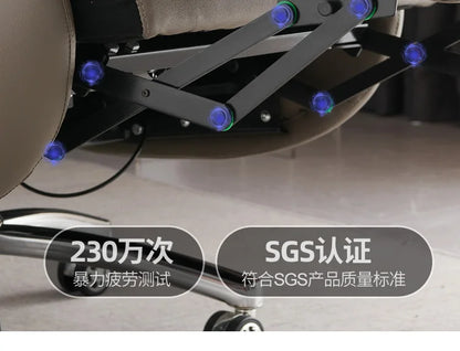 Smart electric leather boss chair reclining nap massage ventilated office chair comfortable sedentary business president chair