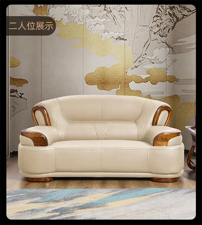 Head Layer Cowhide Living Room Sofas Luxury Single Modern Lazy Chaise Nordic Lounge Divani Da Soggiorno