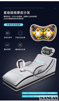 Linlamlim Luxury Genuine Leather Sectional Sofa with Adjustable Headrests, Projector, Speaker and Storage for Living Room Couch