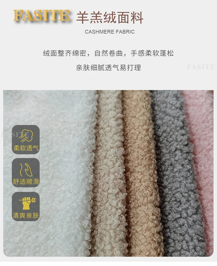 Arc-shaped sofa, small unit, internet celebrity, light luxury homestay villa, designer, lamb plush leather art sofa