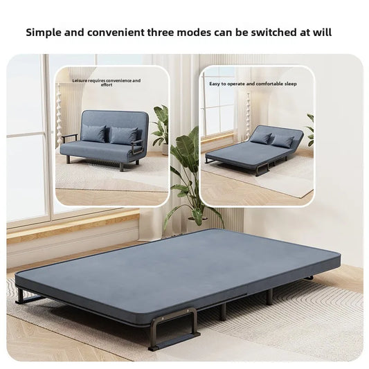Small apartment sofa bed multifunctional lunch bed nap bed escort bed living room office sofa chair foldable bed
