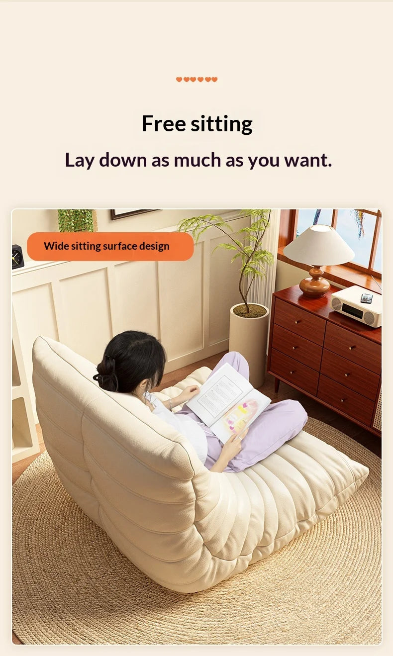 Lazy Sofa Reclining Sleeping Bedroom Small Sofa Bedside Tatami Leisure Chair Living Room Sofa