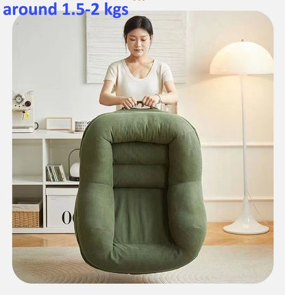 Single Person Sofa Chair EPS Particle Leisure Recliner Small Apartment Living Room Bedroom Trendy Furniture