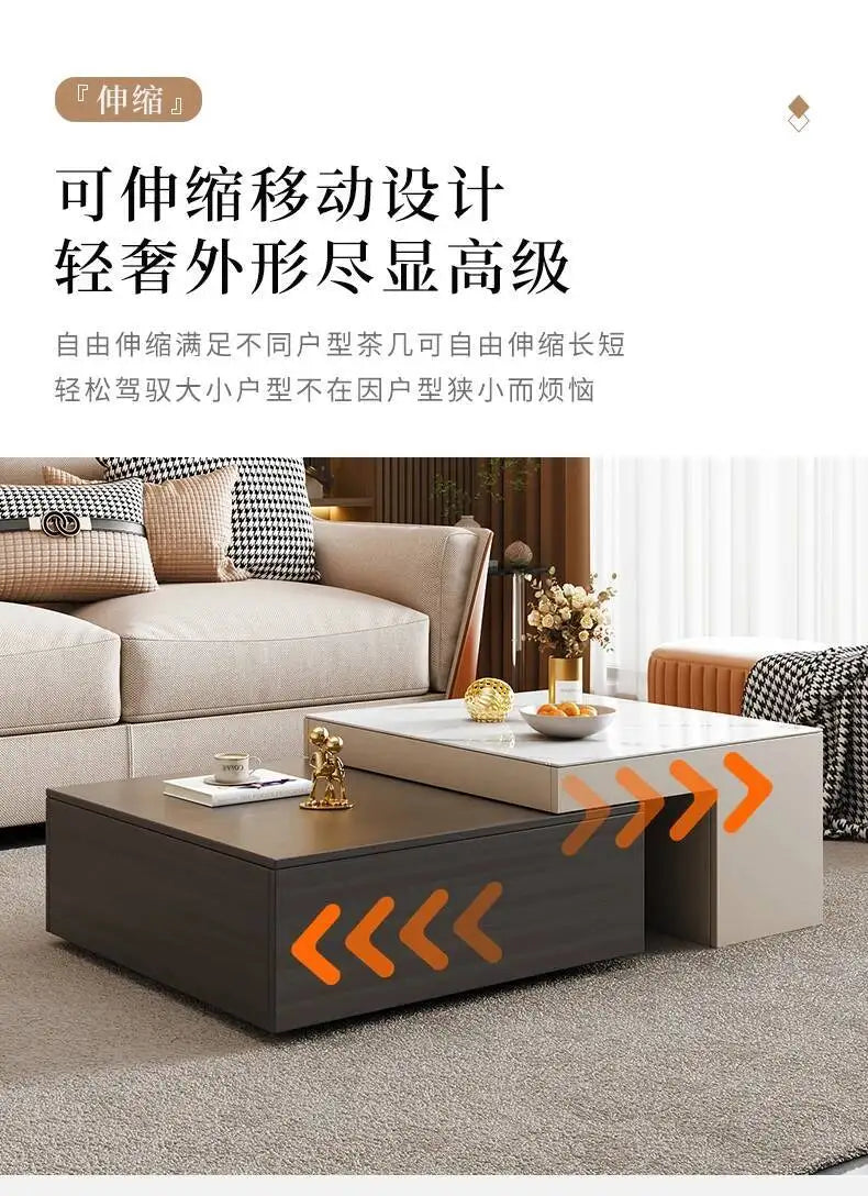 Minimalist Beauty Coffee Tables Italian Rectangular Industrial Trendy Coffee Tables Nordic Classic Mesa De Centro Furniture