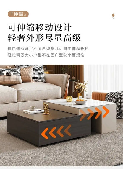 Minimalist Beauty Coffee Tables Italian Rectangular Industrial Trendy Coffee Tables Nordic Classic Mesa De Centro Furniture