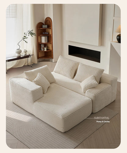 Modern Sectional Sofa Modular Design Fabric Sofa for Small Apartment Living Room