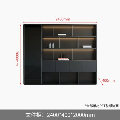 Simple and light luxury office desk and chair combination President's table Manager table Large desk office