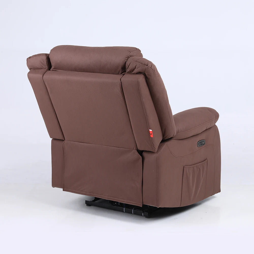 8 Point Massage With Adjustable Headrest Synthetic Leather Single Cinema Sofa Electric Recliner Sofa Chair