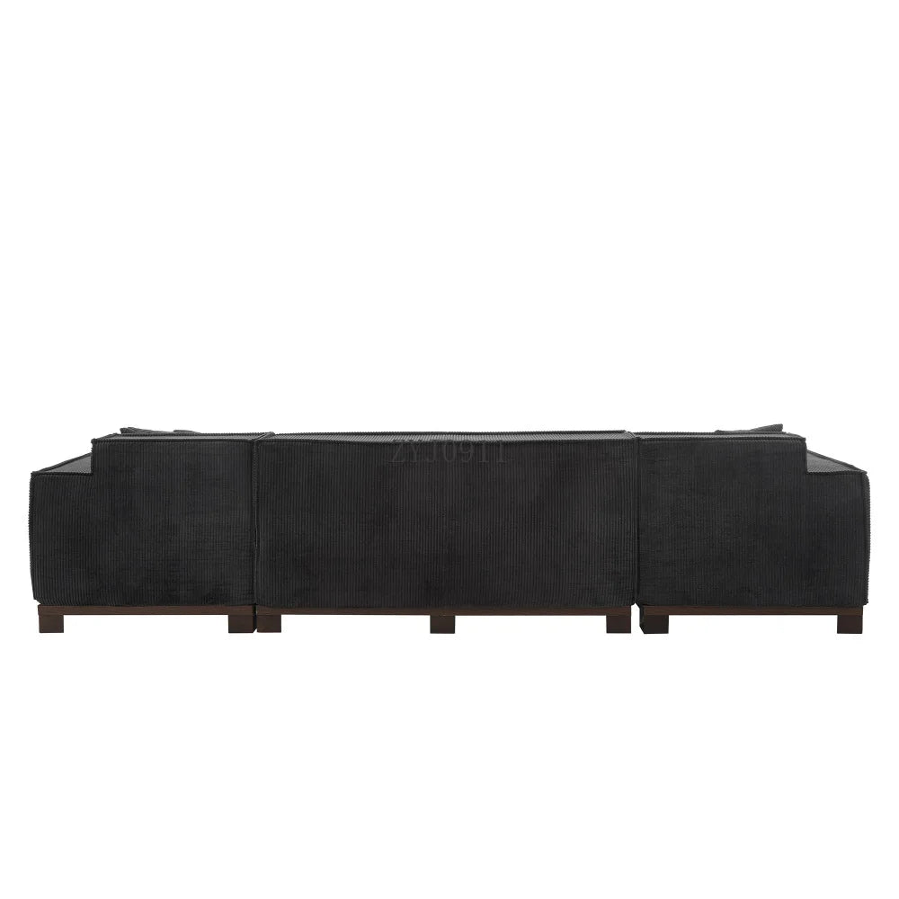Modern U-Shaped Sectional Sofa 130