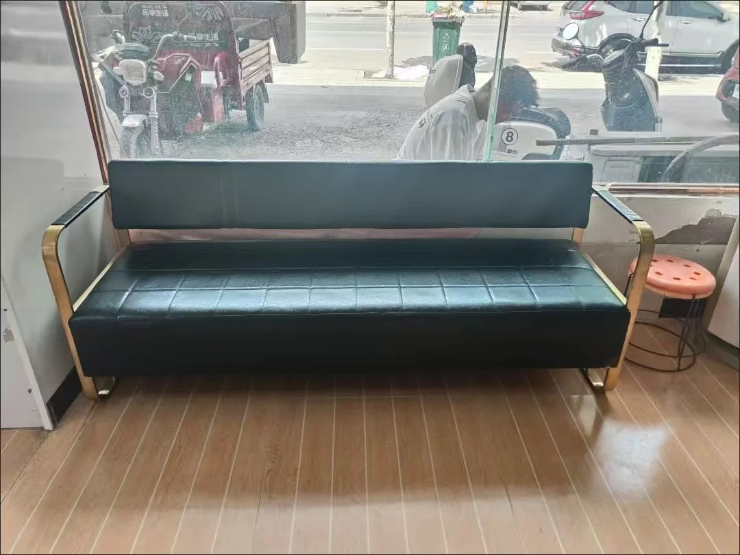 Cullinan Series Office Lobby Reception SofaHigh Resilience SpongeMetal FrameModern Ergonomic Design Multiple Colors