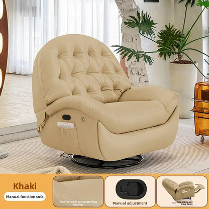 Electric Recliner Lounge Chair Multi Functional Lazy Rocking Sofa Seat Space Saving Single Chair for Living Room Balcony