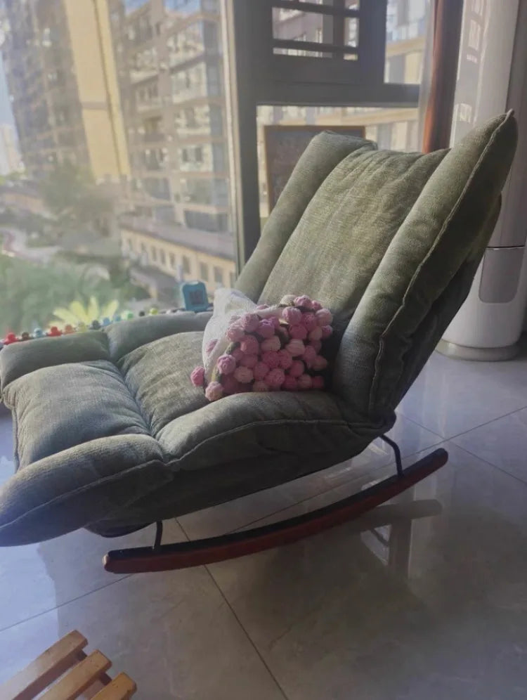 Soft Fabric Single Leisure Sofas Adjustable Recliner Balcony Livingroom Multi-functional Lazy Sofa Home Furniture 거실 소파