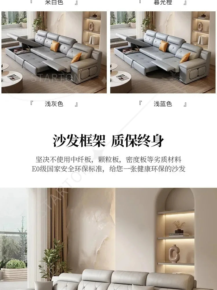Recliner Luxury Divano Adhd Home Furniture Water Proof Living Room Sofa Armrest Electric Lounges Bedroom Living Room Sofas