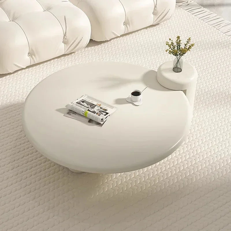 Lamps Modern Round Simple Table Nordic Smart Glamour Premium Design Coffee Tables Small White Cute Mesa De Centro Furniture