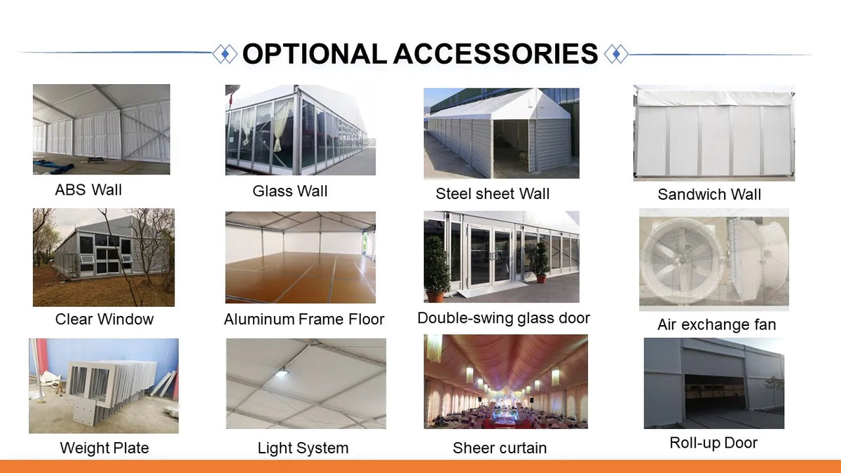 500 People Outdoor Tent Aluminum Frame Heavy Duty Commercial Large Luxury White Marquee Wedding Party Structure Tents for Event