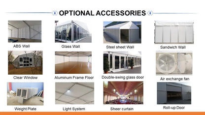 500 People Outdoor Tent Aluminum Frame Heavy Duty Commercial Large Luxury White Marquee Wedding Party Structure Tents for Event