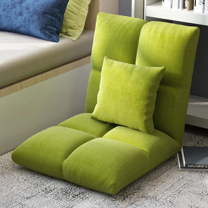 Lazy sofa single tatami bedroom balcony dormitory small sofa bed back chair folding cute floor chair