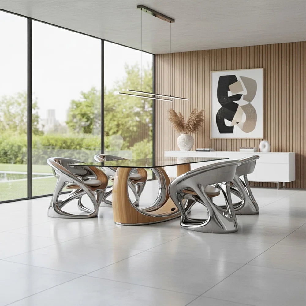 Modern Unique Shape Creative Design Fibreglass Leisure Chair Living Room Furniture for Home Hotel Villa