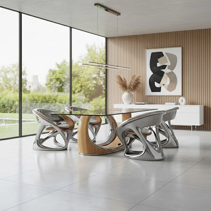 Modern Unique Shape Creative Design Fibreglass Leisure Chair Living Room Furniture for Home Hotel Villa