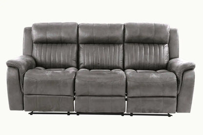 Custom Contemporary 3 2 1 Seat Living Room Furniture Breathable Faux Leather Manual Motion Glider Recliner Sofa Chair