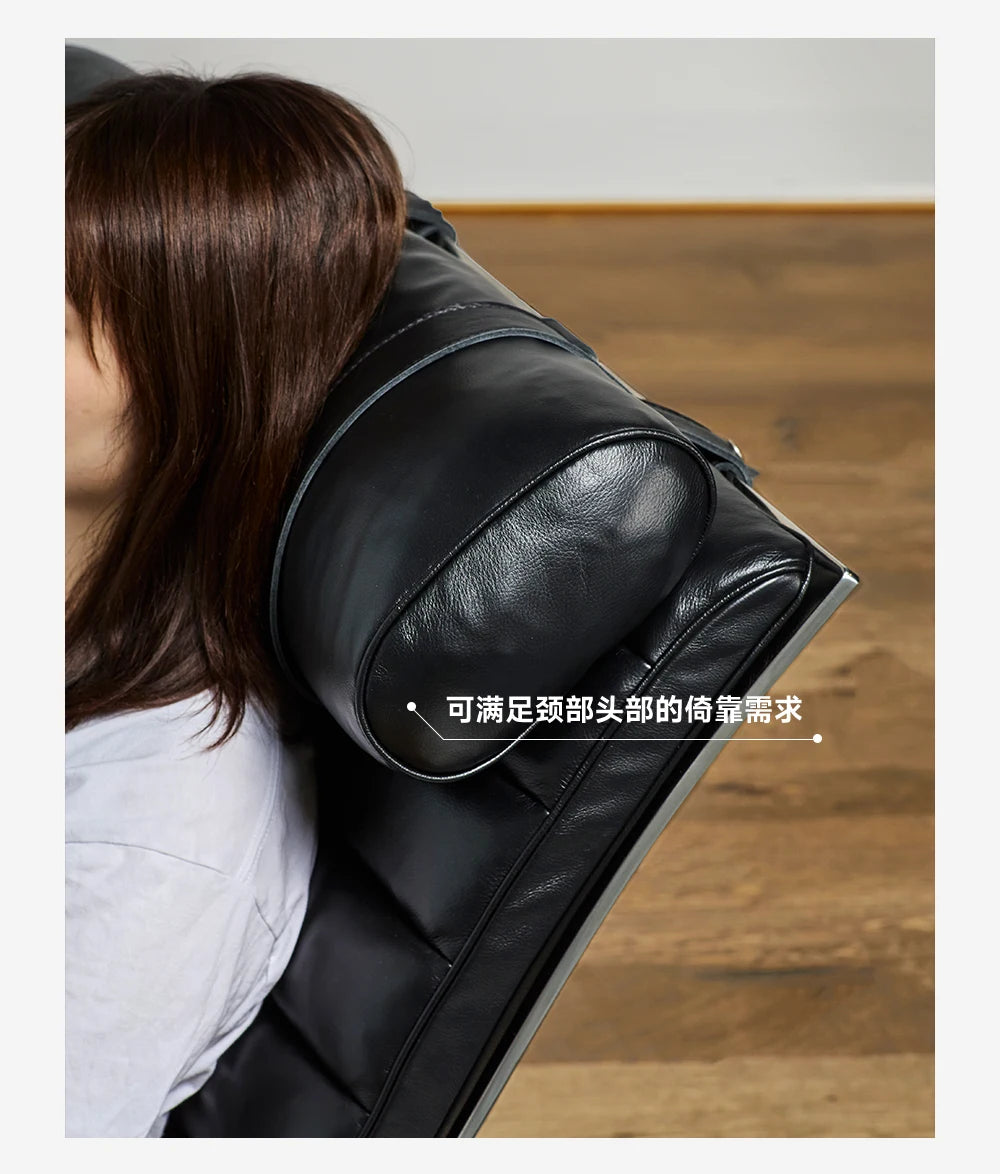 Customizable full leather sofa chair