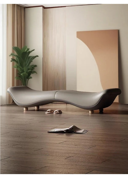 Light Luxury Minimalist Sofa Long Bench Living Room Cloakroom Clothing Store Shoe Bench Couple Fun Bedroom Bed End Bench