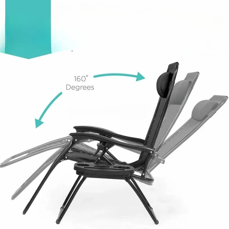 Zero gravity lounge chair outdoor beach pool garden folding chair