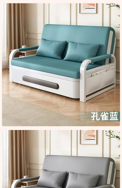 Sofa bed folding dual-purpose small apartment 2024 Internet celebrity new living room 1.2 multi-function single and double retra