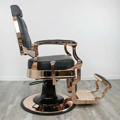 Barber Chair Retro Stylish Hairdressing Beauty Armrest Hydraulic King Hair Styling Classic Furniture Salon Barber Chair