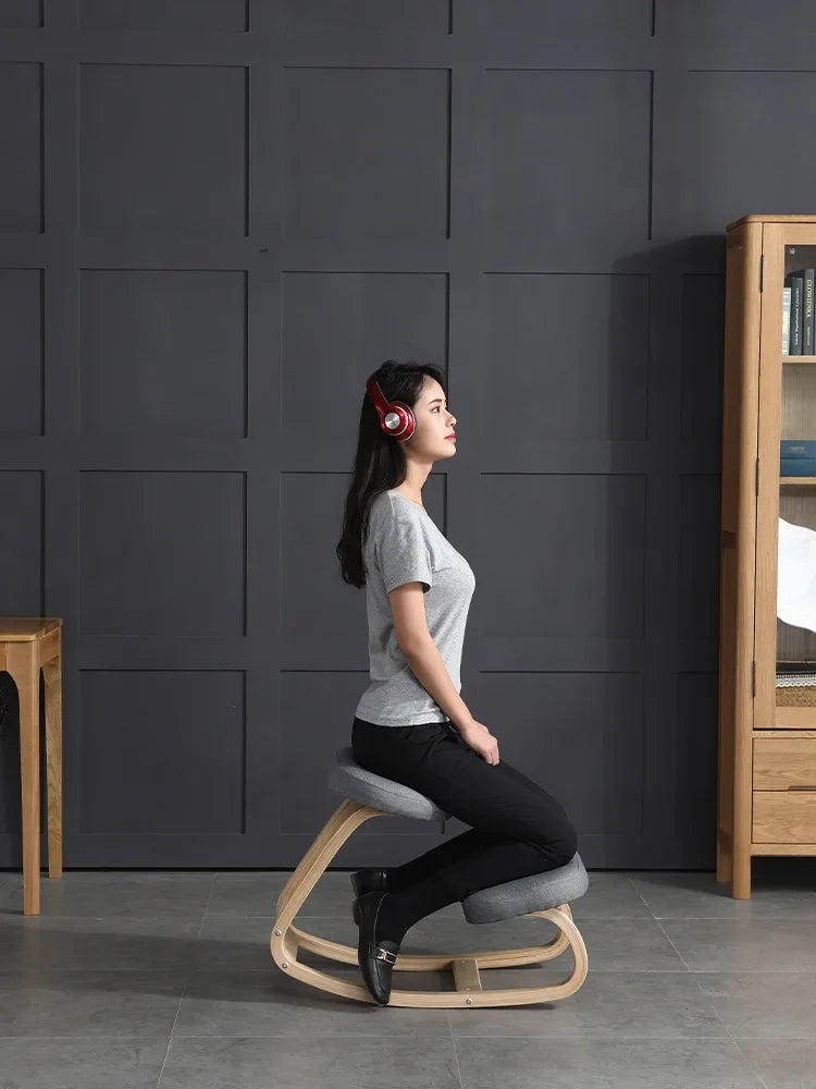 Corrective Kneeling Chair Posture Correction Learning Chair To Correct Sitting Posture Computer Chair Solid Wood Rocking