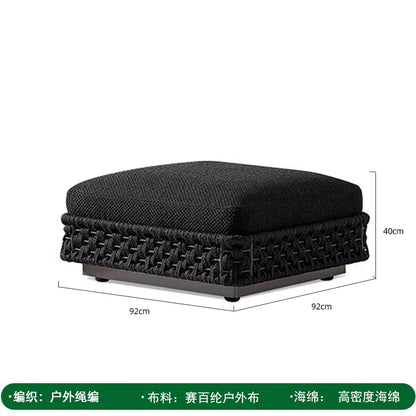 Homestay Outdoor Sofas Courtyard Leisure Balcony Garden Sofas Accent Wicker Woven Wicker Chair Furniture Arredo Giardino Lshysf