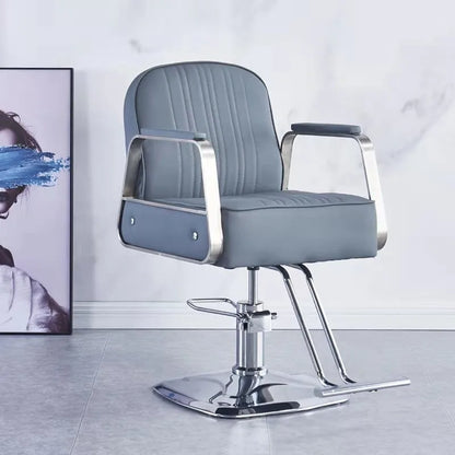 Creative Luxury Barber Chairs Modern Simple Style Minimalist Salon Chairs Space Saving Italian Friseurstuhl Salon Furniture