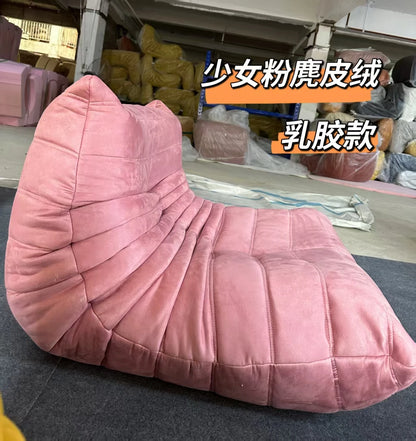 Caterpillar sofa togo modern living room balcony lounge lazy sofa available white lamb wool sofa