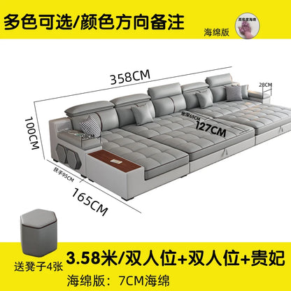 Multifunctional Nordic Recliner Sofas Bed Floor Foldable Modern Sofas Living Room Luxury Divani Da Soggiorno Home Furniture
