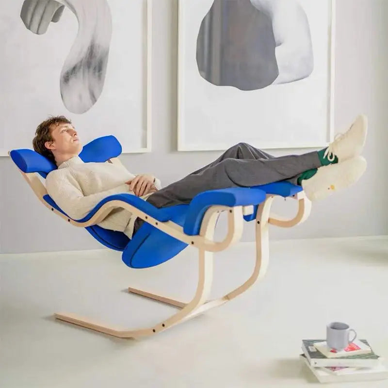 Gravity balance chair, European new living room bedroom multi-functional single sofa chair