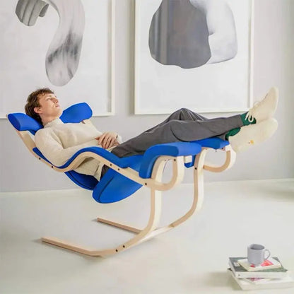 Gravity balance chair, European new living room bedroom multi-functional single sofa chair