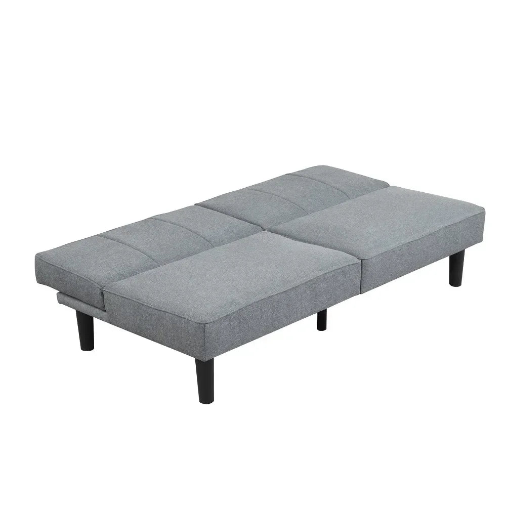Sofa Bed Senior 's Sofas  66" Sofa  Gray Linen Upholstery Sofa Set Living Room Furniture Contemporary Living Room Sofas
