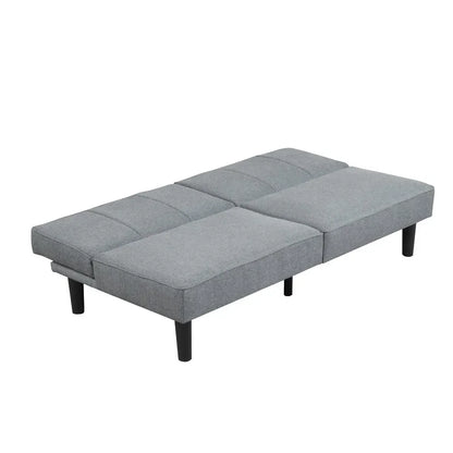Sofa Bed Senior 's Sofas  66" Sofa  Gray Linen Upholstery Sofa Set Living Room Furniture Contemporary Living Room Sofas