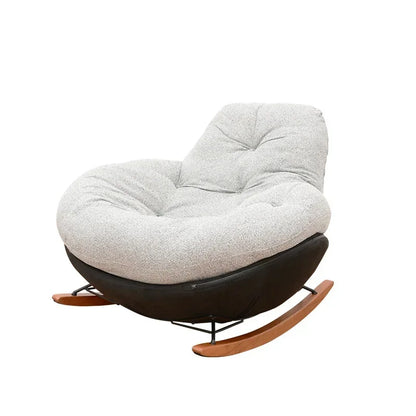Nordic Relax Living Room Chairs Rocking Sofa Modern Comfortable Living Room Chairs Italian Design Home Furniture Cadeiras FYLC