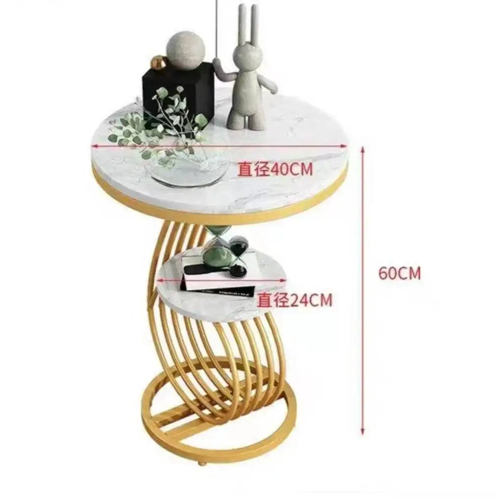 Nordic Round Coffee Tables Books Big Luxury Gold Nordic Hall Side Coffee Table Bedside Dressing Mesitas De Noche Home Furniture