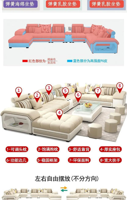 Lounge Europe Sofa Classic Modern Designer Romantic Comfortable Sofa Relaxing Corner Articulos Para El Hogar Home Furniture