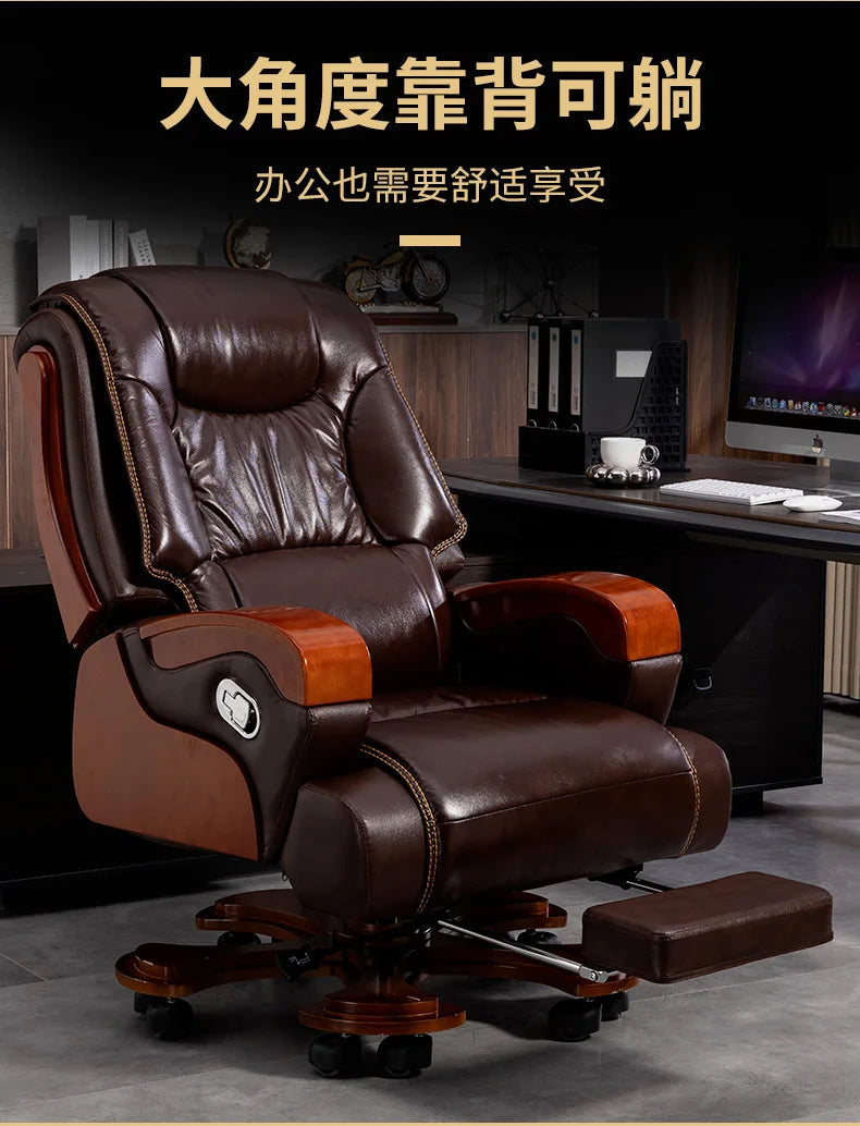 Nordic Swivel Office Chair Massage Footrest Lift High Quality Comfortable Armchair Aesthetic Design Silla Escritorio Furniture