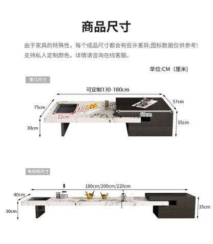 SS Italian Unique Coffee Table Luxury Nordic Living Room Modern Side Table Minimalist Center Writing Mesa Auxiliar Home Furnitur